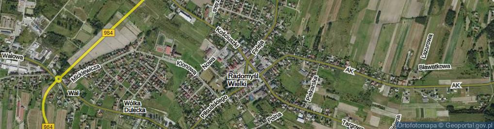 Zdjęcie satelitarne Rynek ul.